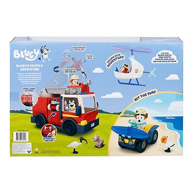 Bluey Vehicle Adventure Playset with Figures & Accessories