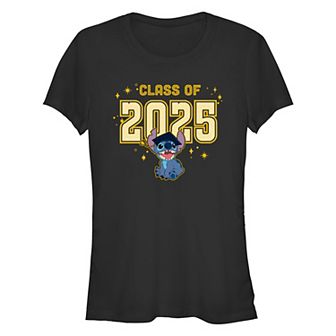 Disney's Lilo & Stitch Class Of 2025 Juniors' Fitted Graphic Tee