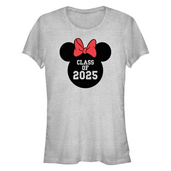 Disney's Minnie Mouse Ears Class Of 2025 Juniors' Fitted Graphic Tee