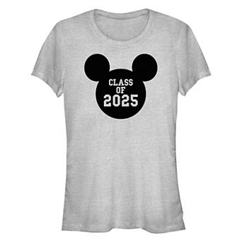 Disney's Mickey Mouse Ears Class Of 2025 Juniors' Fitted Graphic Tee