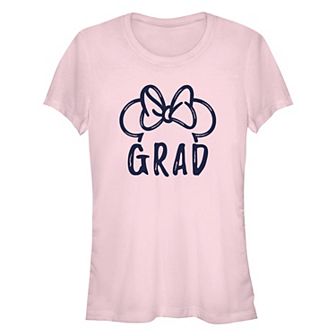 Disney's Minnie Mouse Ears Grad Juniors' Fitted Graphic Tee