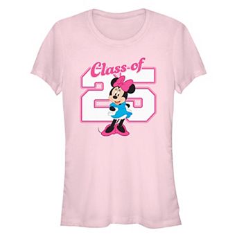 Disney's Minnie Mouse Classic Pose Class Of '25 Juniors' Fitted Graphic Tee