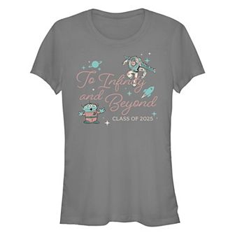 Disney / Pixar's Toy Story Buzz Lightyear To Infinity And Beyond Class Of 2025 Juniors' Fitted Graphic Tee