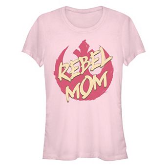 Women's Star Wars Rebel Mom Fitted Graphic Tee
