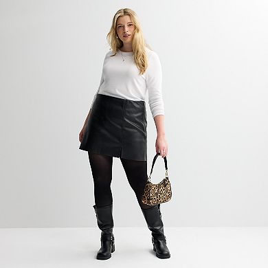 Juniors' Plus Size SO® A-Line Mini Skort