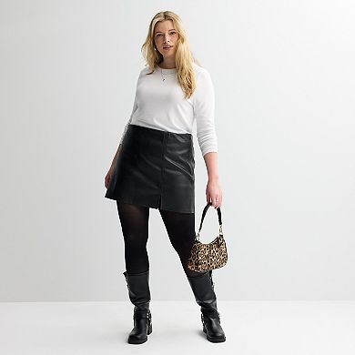 Juniors' Plus Size SO® A-Line Mini Skort