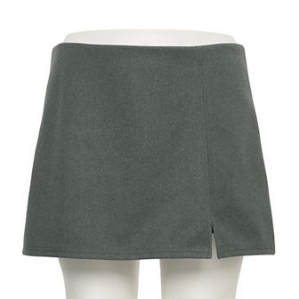 Juniors' Plus Size SO® A-Line Mini Skort