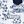 White Blue Toile