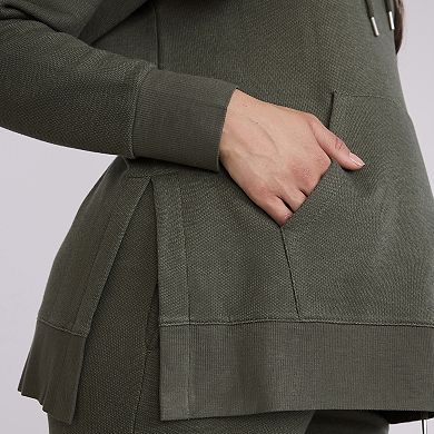 Maternity Motherhood® Tunic Hoodie with Side Slits