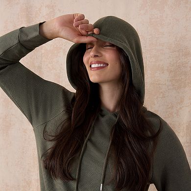 Maternity Motherhood® Tunic Hoodie with Side Slits
