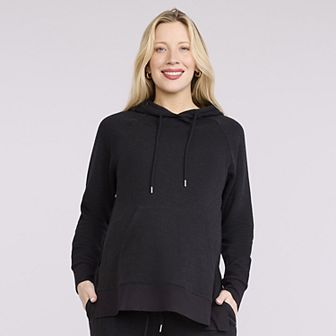 Maternity Motherhood® Tunic Hoodie with Side Slits