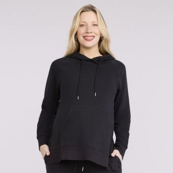 Maternity Motherhood® Tunic Hoodie with Side Slits