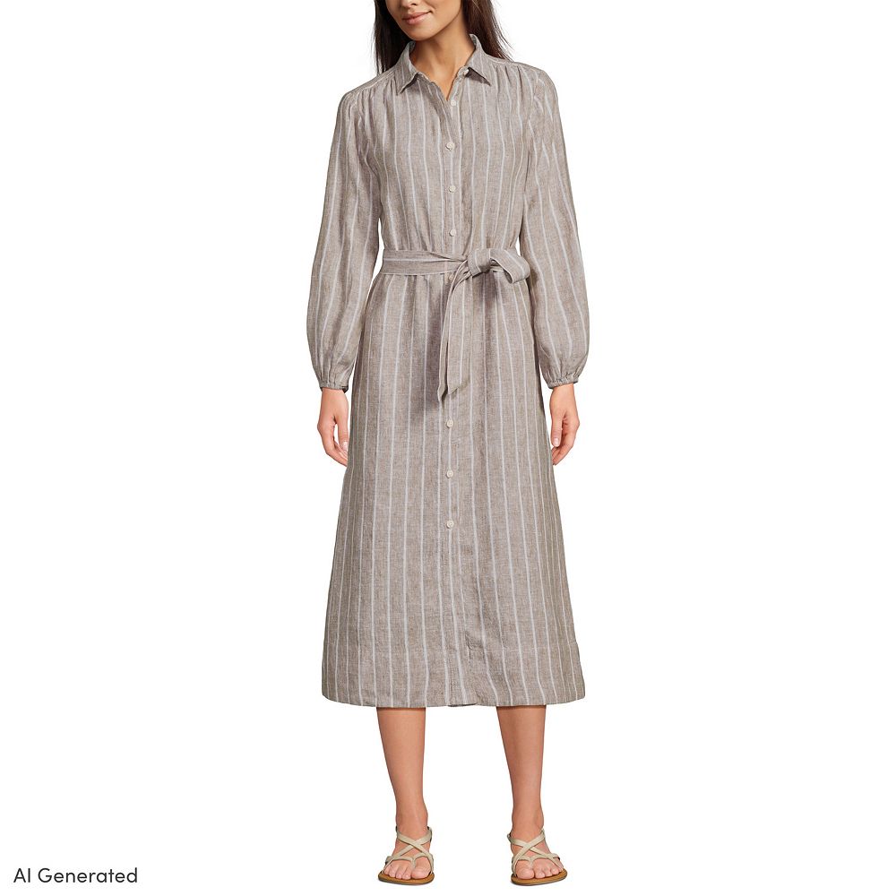 Lanc Midi Shirt Dress