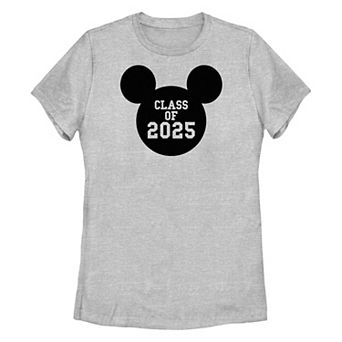 Disney's Mickey Mouse Ears Class Of 2025 Juniors' Graphic Tee