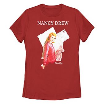 Juniors' Nancy Drew Mysterious Letter Graphic Tee