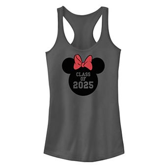 Disney's Minnie Mouse Ears Class Of 2025 Juniors' Racerback Tank Top