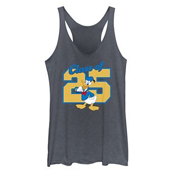 Disney's Donald Duck Class Of '25 Juniors' Tri-Blend Racerback Tank Top