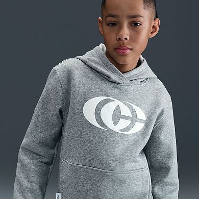 Kids 6-20 Nike Caitlin Clark Logo Fleece Pullover Hoodie