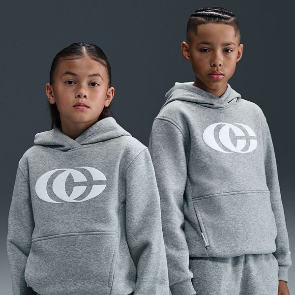 Kids 6-20 Nike Caitlin Clark Logo Fleece Pullover Hoodie