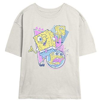 Juniors' Nickelodeon SpongeBob SquarePants Emotions Skimmer Graphic Tee