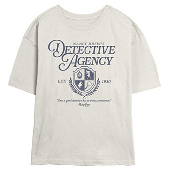 Juniors' Nancy Drew's Detective Agency Est. 1930 Skimmer Graphic Tee