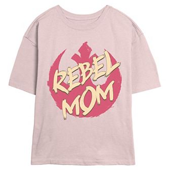 Women's Star Wars Rebel Mom Skimmer Graphic Tee