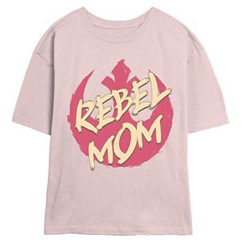 Women's Star Wars Rebel Mom Skimmer Graphic Tee