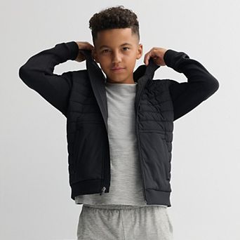Boys 8-20 FLX Mixed Media Lightweight Jacket