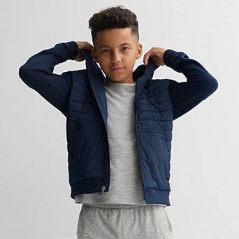Boys 8-20 FLX Mixed Media Lightweight Jacket
