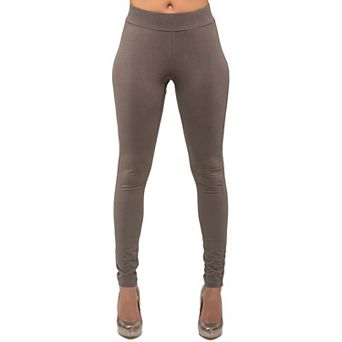 Curvy Women's Elastic Waistband Basic Leggings