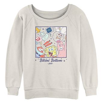 Juniors' Nickelodeon SpongeBob SquarePants Bikin Bottom 1999 Portrait Graphic Pullover