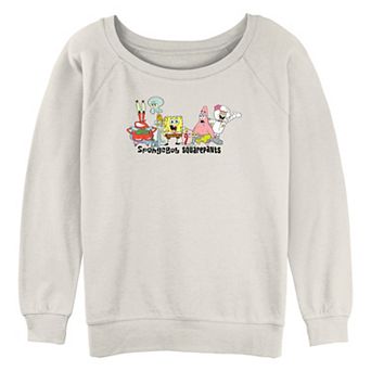 Juniors' Nickelodeon SpongeBob SquarePants Character Lineup Graphic Pullover