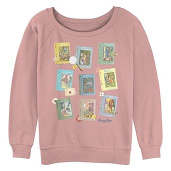 Juniors' Nancy Drew Book Cover Series Fitted Graphic Pullover