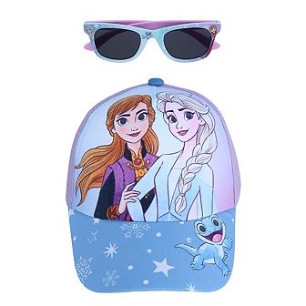 Textiel Trade Girl's Disney Frozen 2 Baseball Cap and Sunglasses Set