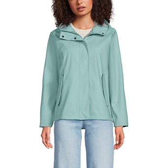 Women's Lands' End Squall Waterproof Rain Slicker Jacket