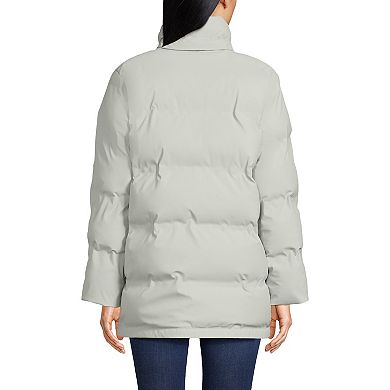 Women's Lands' End Squall Insulated Slicker Puffer Jacket