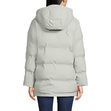 Women's Lands' End Squall Insulated Slicker Puffer Jacket