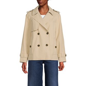 Women's Lands' End Trench Rain Jacket