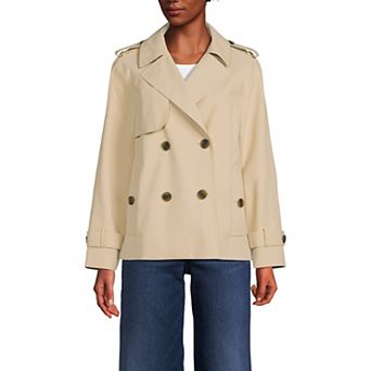 Women's Lands' End Trench Rain Jacket