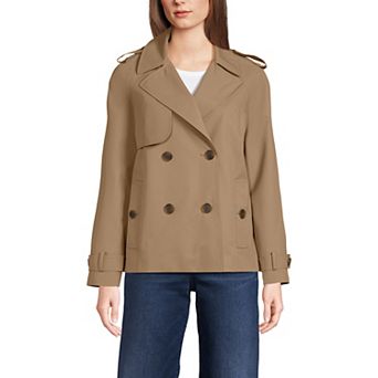 Women's Lands' End Trench Rain Jacket