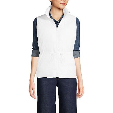 Women's Lands' End Wanderweight Reversible Packable Down Vest