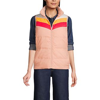 Women's Lands' End Wanderweight Reversible Packable Down Vest