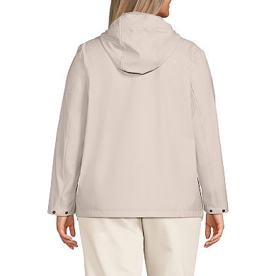 Plus Size Lands' End Squall Waterproof Rain Slicker Jacket