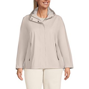 Plus Size Lands' End Squall Waterproof Rain Slicker Jacket