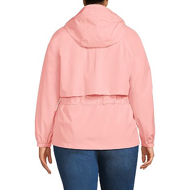 Plus Size Lands' End Squall Packable Rain Jacket