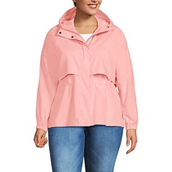 Plus Size Lands' End Squall Packable Rain Jacket