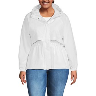Plus Size Lands' End Squall Packable Rain Jacket