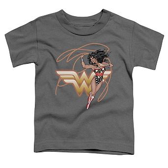 Justice League of America Glowing Lasso Short Sleeve Toddler T-Shirt