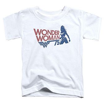 Wonder Woman75 Silhouette Short Sleeve Toddler T-Shirt