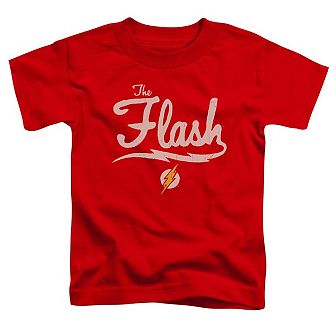 Justice League of America Old School Flash Short Sleeve Toddler T-Shirt